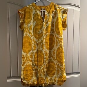 Women’s Uncle Frank Slip on linen dress. Medium